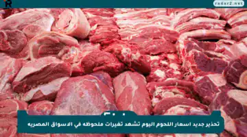 تحذير جديد أسعار اللحوم اليوم تشهد تغيرات ملحوظة في الأسواق المصرية